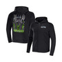 Men's NFL x Darius Rucker Collection by Black Seattle Seahawks Rocker Full-Zip Hoodie