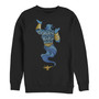 Disney Men's Aladdin all Powerful Genie, Crewneck Fleece