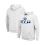 Men's White BYU Cougars Lantern Pullover Hoodie