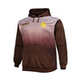 Men's Brown San Diego Padres Fade Sublimated Big and Tall Fleece Pullover Hoodie