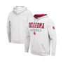 Men's White Oklahoma Sooners Sunrise Pullover Hoodie