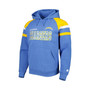 Men's Powder Blue Los Angeles Chargers Draft Fleece Raglan Pullover Hoodie