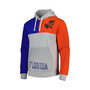 Men's Heather Gray Florida Gators Tie-Breaker Pullover Hoodie