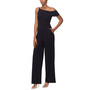Women's Straight-Leg One-Shoulder Jumpsuit