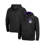 Men's Black Northwestern Wildcats Harbor Quarter-Zip Hoodie