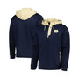 Men's Navy Notre Dame Fighting Irish Luge 3.0 Quarter-Zip Hoodie