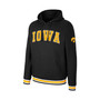 Men's Black Iowa Hawkeyes Varsity Arch Pullover Hoodie