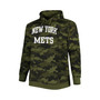 Men's Camo New York Mets Allover Print Big and Tall Pullover Hoodie