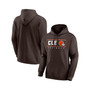 Men's Branded Brown Cleveland Browns Hustle Pullover Hoodie