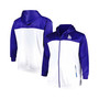 Men's Royal, White Los Angeles Dodgers Big and Tall Yoke Full-Zip Hoodie