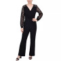 Women's Jumpsuit with Lace Sleeve