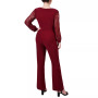Women's Jumpsuit with Lace Sleeve
