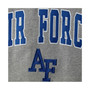 Men's Heathered Gray Air Force Falcons Arch & Logo Sweatshirt