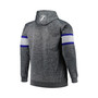 Men's Heather Charcoal Tampa Bay Lightning Big and Tall Stripe Pullover Hoodie