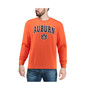 Men's Orange Auburn Tigers Arch & Logo Crew Neck Sweatshirt