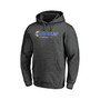 Men's Heathered Charcoal Los Angeles Rams Logo Team Lockup Pullover Hoodie