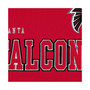 Men's Red Atlanta Falcons Draft Fleece Raglan Pullover Hoodie