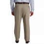 Men's Big & Tall Iron Free Premium Khaki Classic-Fit Flat Front Pant