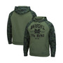 Men's Olive, Camo Marshall Thundering Herd OHT Military-Inspired Appreciation Raglan Pullover Hoodie