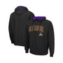 Men's Black ECU Pirates Arch and Logo 3.0 Full-Zip Hoodie