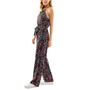Juniors' Floral-Print Halterneck Jumpsuit