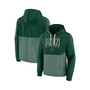 Men's Branded Green Minnesota Wild Successful Tri-Blend Pullover Hoodie