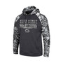 Men's Charcoal Kent State Golden Flashes OHT Military-Inspired Appreciation Digital Camo Pullover Hoodie