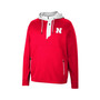 Men's Scarlet Nebraska Huskers Luge 3.0 Quarter-Zip Hoodie