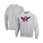 Men's Heathered Gray Auburn Tigers Vault Logo Reverse Weave Pullover Sweatshirt