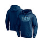 Men's Navy Seattle Kraken Authentic Pro Secondary Logo Pullover Hoodie