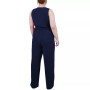 Plus Size Sleeveless Belted Jumpsuit