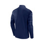 Men's Branded Navy Cal Bears Ringer Quarter-Zip Top