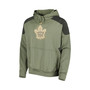 Men's Olive Toronto Maple Leafs Military-Inspired Appreciation Primegreen Pullover Hoodie