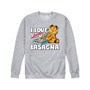 Men's Garfield Love Lasagna Fleece Sweatshirt