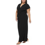 Plus Size V-Neck Jumpsuit