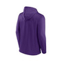 Men's Branded Purple LSU Tigers Ball Carrier Full-Zip Hoodie