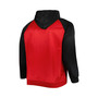 Men's Scarlet Ohio State Buckeyes Big and Tall Raglan Fleece Pullover Hoodie