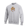 Men's Heathered Gray LSU Tigers Vault Logo Reverse Weave Pullover Sweatshirt