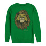 Disney Men's Lion King Noble Simba, Crewneck Fleece