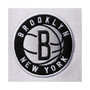 Men's Branded Heathered Gray, Black Brooklyn Nets Big and Tall Colorblock Wordmark Tripod Full-Zip Hoodie