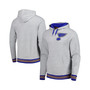 Men's Heather Gray St. Louis Blues Classic French Terry Pullover Hoodie