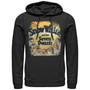 Disney Men's Snow White Dwarfs Vintage Inspired Cover Pullover, Fleece