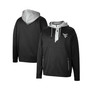Men's Black West Virginia Mountaineers Luge 3.0 Quarter-Zip Hoodie