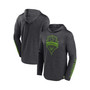 Men's Branded Charcoal Seattle Sounders FC First Period Space-Dye Pullover Hoodie