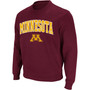 Men's Maroon Minnesota Golden Gophers Arch Logo Crew Neck Sweatshirt