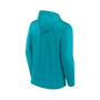 Men's Branded Aqua, Orange Miami Dolphins Ball Carrier Full-Zip Hoodie