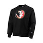 Men's Black Florida State Seminoles Vault Logo Reverse Weave Pullover Sweatshirt