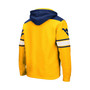 Men's Gold West Virginia Mountaineers 2.0 Lace-Up Logo Pullover Hoodie