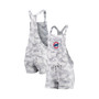 Women's Gray Chicago Cubs Camo Overall Romper