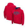 Men's Red Ole Miss Rebels Arch Logo 3.0 Pullover Hoodie